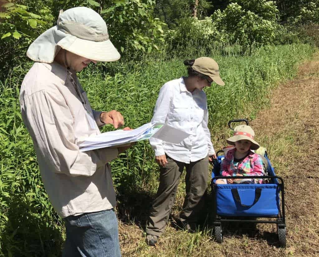 BioBlitz is a family event with dad, Matt Schultz, finding a reference while DC