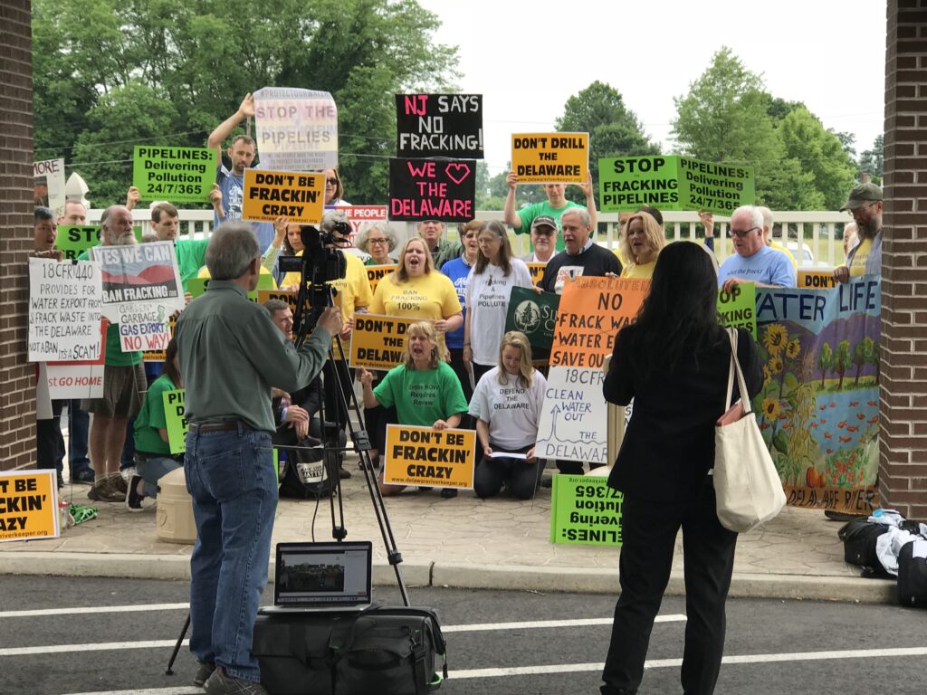 Anti-fracking protestors DC