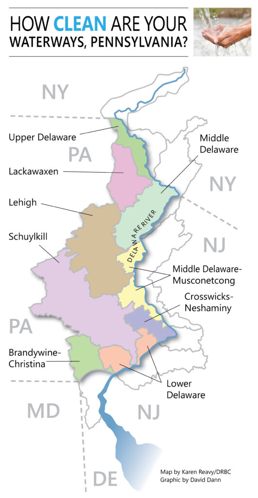 Streams In The Delaware River Watershed Face A Variety Of Threats   Watershed Map Overall 531x1024 