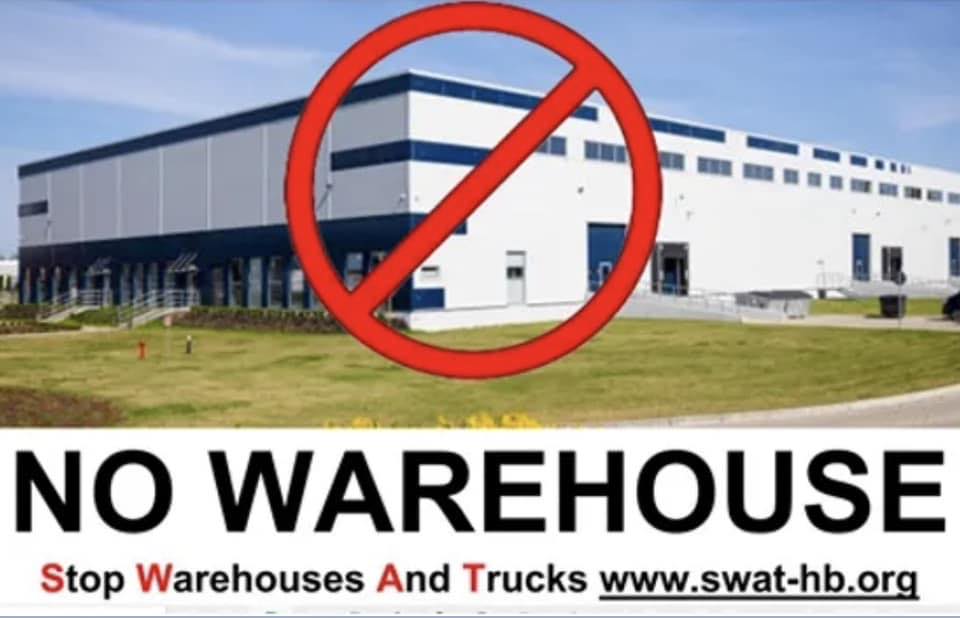 The logo for the group fighting proposals for six separate warehouses in Hillsborough, N.J.