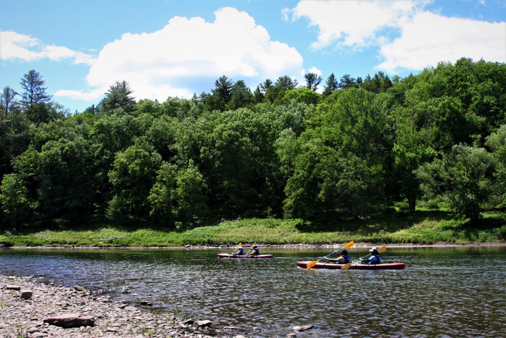 Recreation on the Upper Delaware River is a big attraction for visitors.