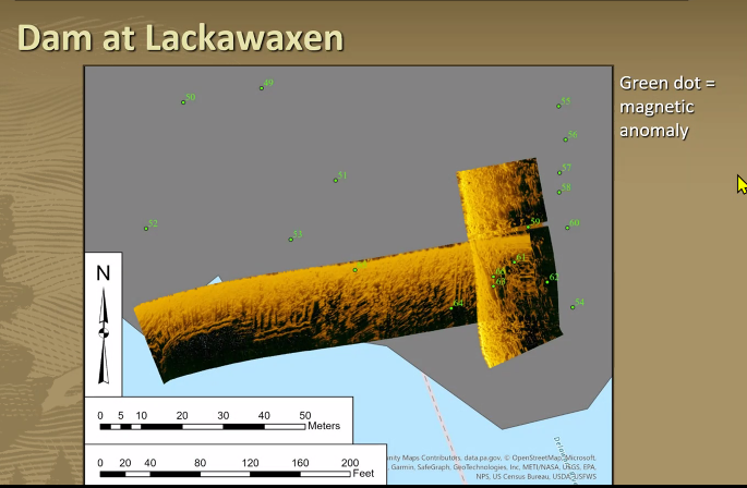 One of the findings presented as part of the National Park Service's recent underwater survey along the Upper Delaware River.