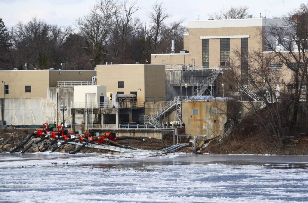 Trenton Water Works issued multiple restrictions on water use in January 2025, saying ice in the Delaware River — where it draws drinking water —  has blocked water intakes. Photo: Dana DiFilippo | New Jersey Monitor