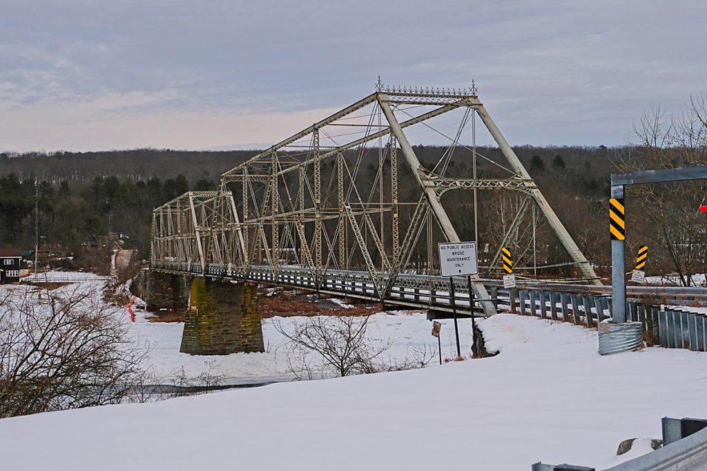 The Skinners Falls Bridge is slated for demolition next month after PennDOT turned down a group's offer to buy it. Photo by Preston Ehrler