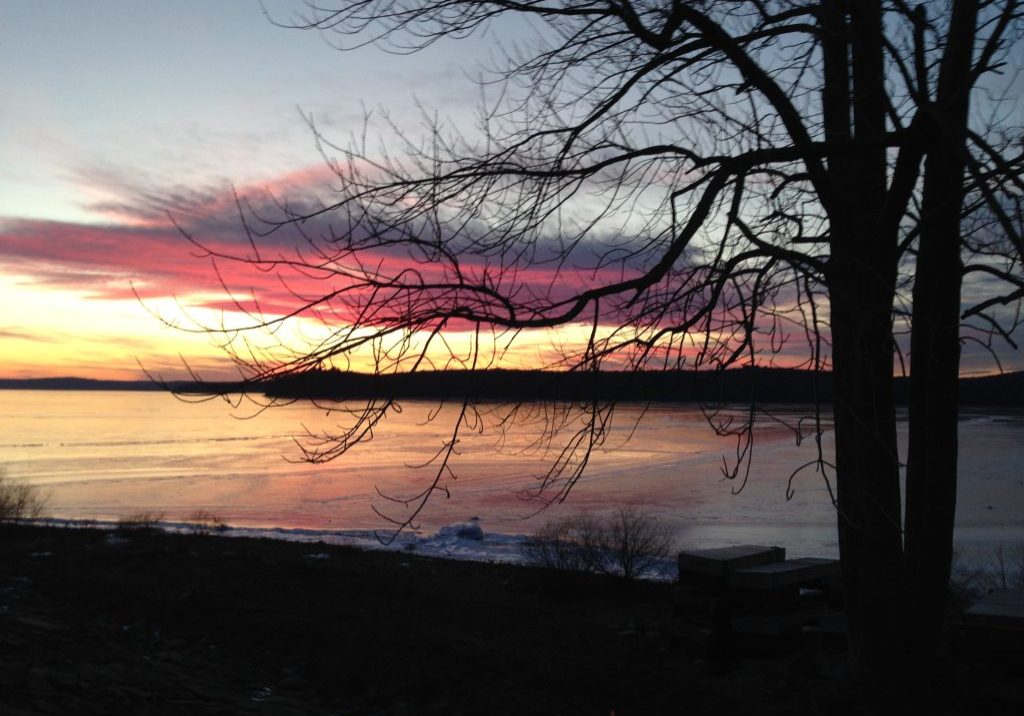Sunset on Lake Wallenpaupack in Northeast Pennsylvania. PHOTO BY MEG MCGUIRE