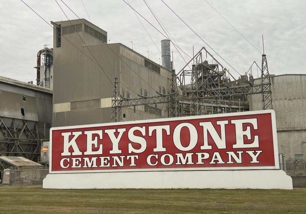 The company, Keystone Cement, has used tanker trucks to transport various types of hazardous waste by road to its facility in Bath, Pa., which is located near the Monocacy Creek. Photo by Meg McGuire