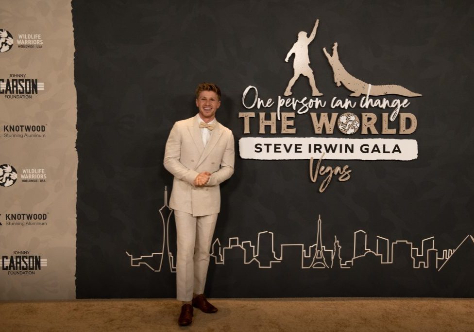 Robert Irwin, son of Steve Irwin, of "Crocodile Hunter" fame, headlined a gala in Las Vegas where he spoke of carrying on his father's legacy of conservation efforts. Photo provided