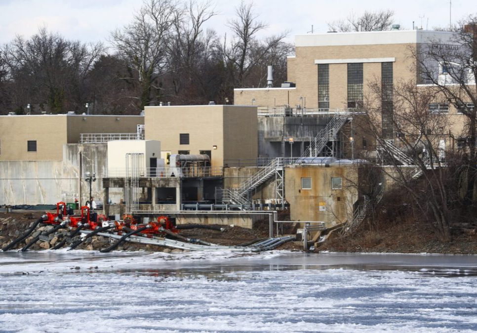 Trenton Water Works issued multiple restrictions on water use in January 2025, saying ice in the Delaware River — where it draws drinking water —  has blocked water intakes. Photo: Dana DiFilippo | New Jersey Monitor