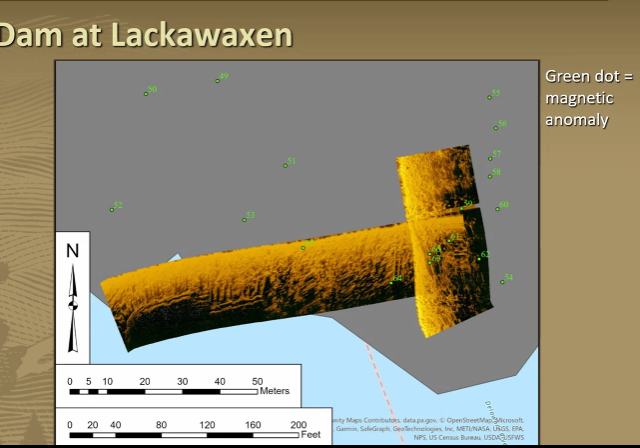 One of the findings presented as part of the National Park Service's recent underwater survey along the Upper Delaware River.