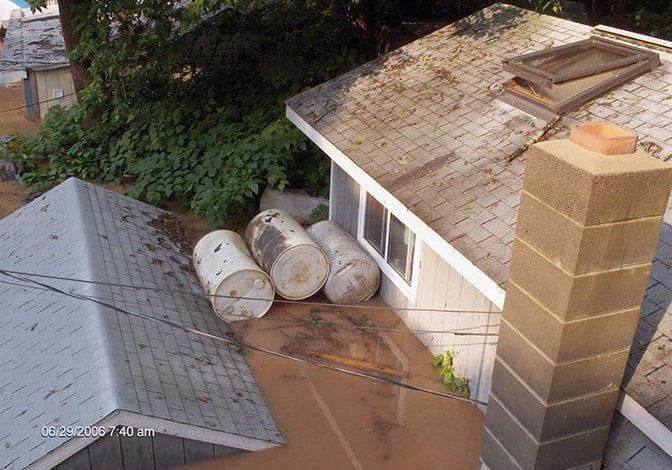 Photos of DianeTharp's home in the flood of 2006. COURTESY DIANE THARP DC